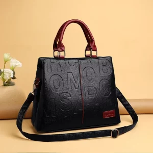 LuxanLetter Bolsa de Luxo Ombro Em Couro Macio